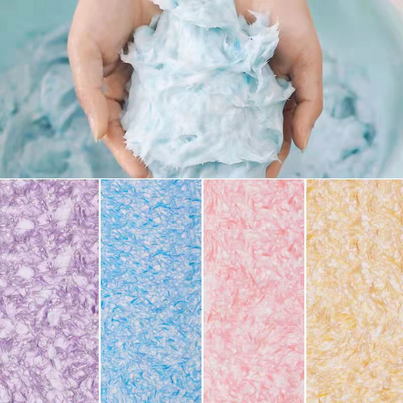 Neue Wand Schlamm Wand Renovierung Farbe Beschichtung Wand verkleidung Pflanze Faser Schlamm Wand Reparatur Wand dekoration ökologische Farbe Tapete Image