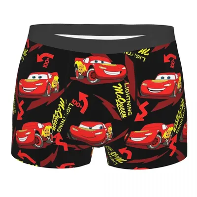 Lightning Mcqueen Car Merch Boxershorts Humor Unterwäsche Boxerhose Gag Geschenke für Männer Image