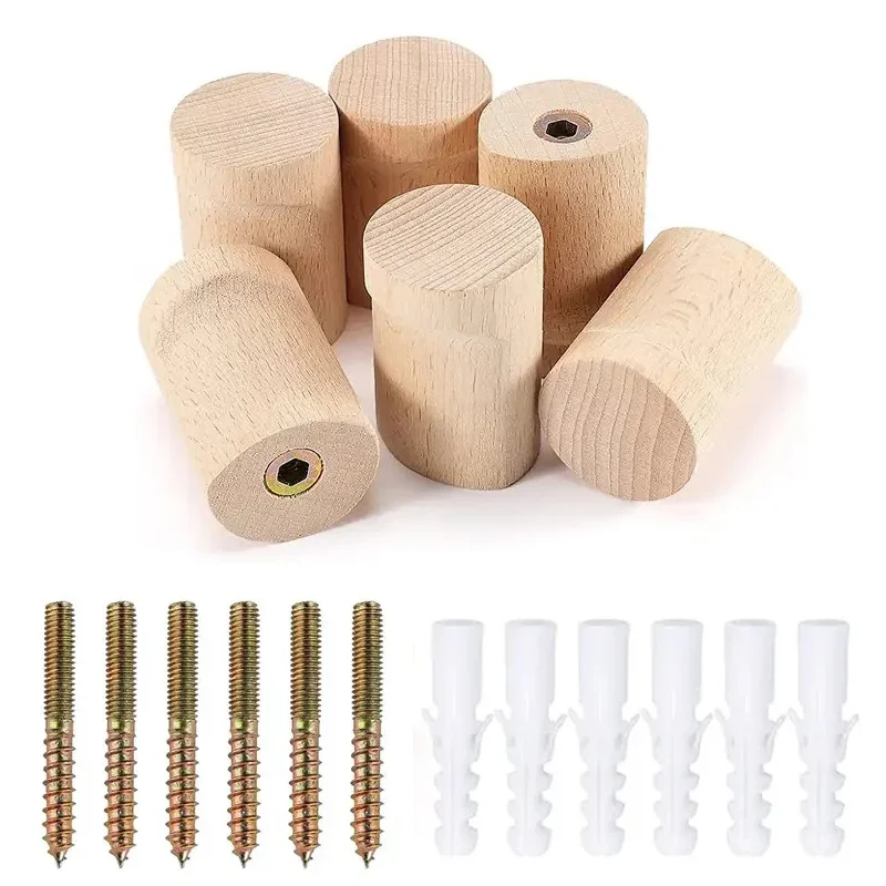 Holz Kleiderbügel Wand halterung Kleider haken dekorative Schlüssel halter Aufbewahrung bügel Bad regal Buche Holz Haken Multifunktion shaken