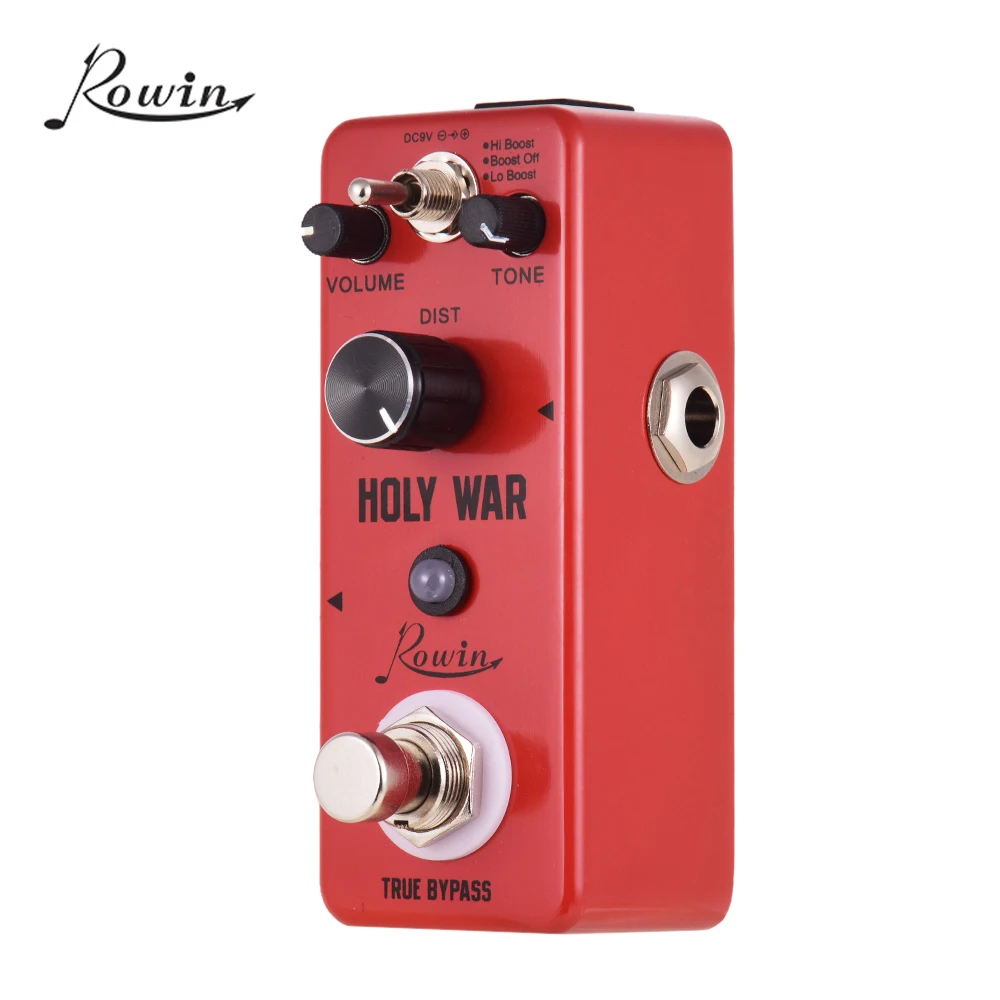 Rowin Holy War LEF-305 analoge Schwermetall verzerrung Gitarren effekt pedal 3 Arbeits modus Aluminium legierung Shell True Bypass Image