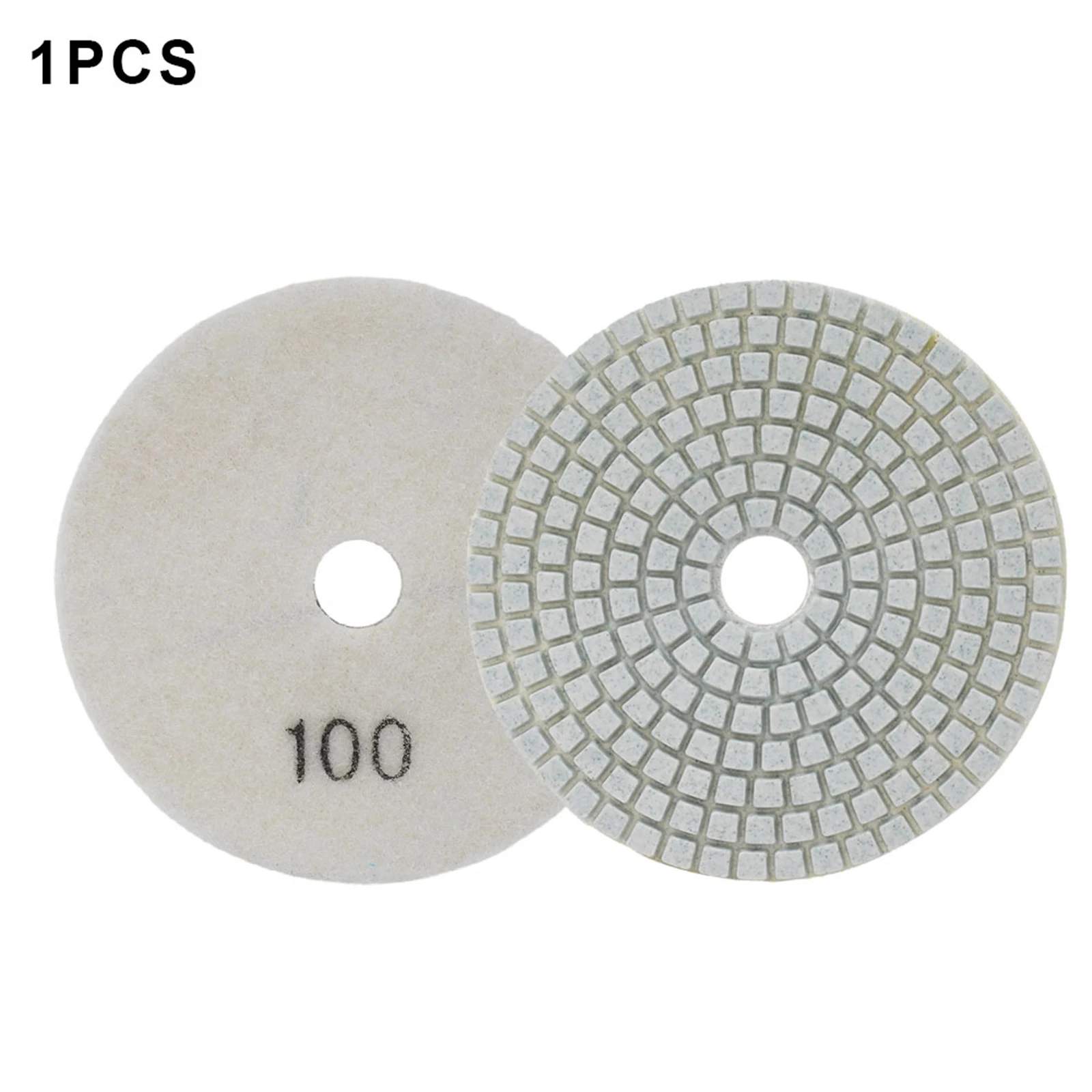 4 Zoll 100 mm Polierpads nass/trocken zum Polieren von Granit, Stein, Beton, Marmor, Verwendung von Schleifscheiben, Pad-Werkzeugen Image