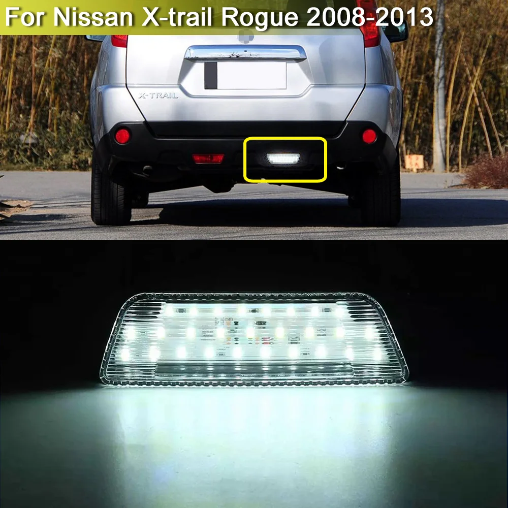Luci di retromarcia a LED impermeabili 12V per Nissan x-trail Rogue 2008 2009 2010 2011 2012 2013 lampada di retromarcia posteriore destra