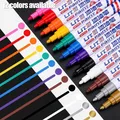 Penna per vernice per riparazione graffi auto Penna per riparazione vernice per ritocco ad asciugatura rapida Pennarello per pneumatici per ruote impermeabile Penne per pittura per rimozione graffi