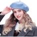 ZAGHNRENJ Wool Beret Hat Solid Color Soft Beret Beanie Cap Hat Classic Fashion Artist Beret Hat Gift for Women Girl Lady ABO-916