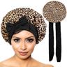 bonnet avec bandeau à nouer bonnet en satin bonnet en soie pour femmes endormies bonnets pour femmes noires bonnet en soie pour dormir bonnet pour cheveux bouclés tresses bonnet de nuit