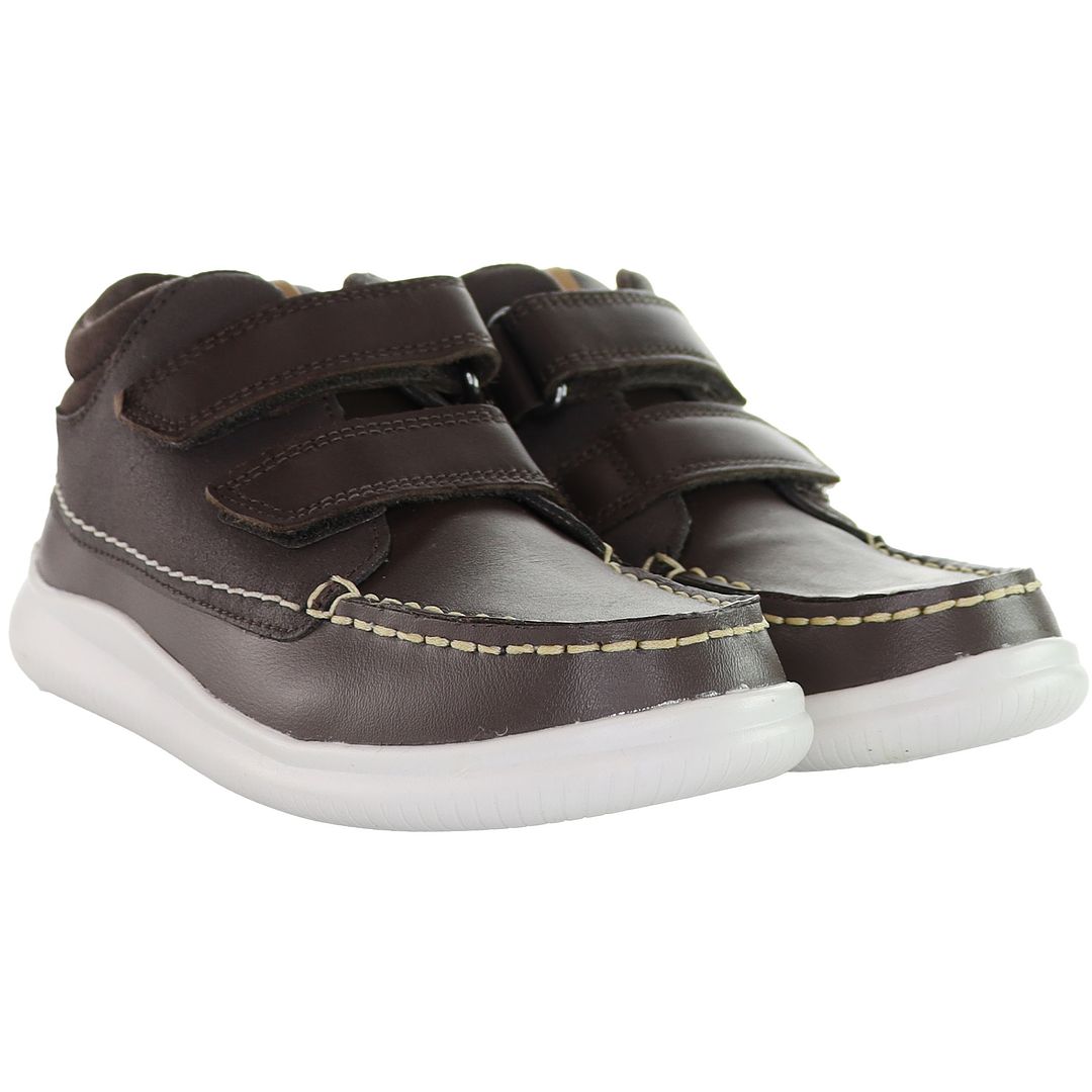 Clarks Crest Tuktu Kinder braune Schuhe Image