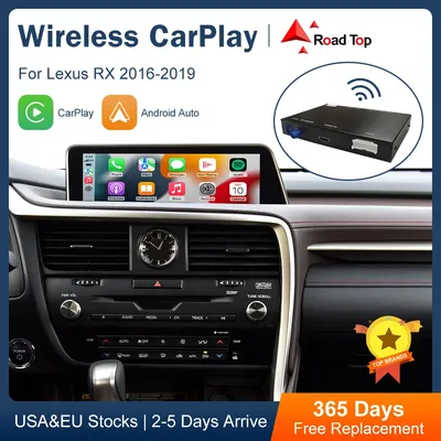 Road Top Wireless ACarPlay Android Auto Interface for Lexus RX 2016-2019, with Mirror Link AirPlay