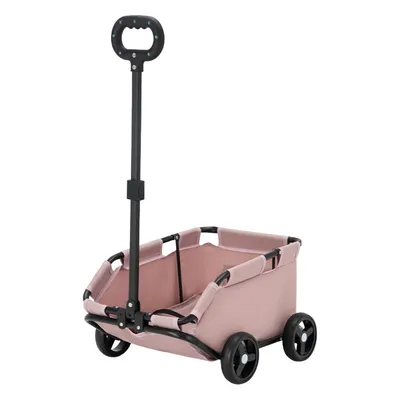 Small Pet Cart Four-wheeled Portable Folding Cart Is Suitable For Dogs Cats Traveling 4 Wheels