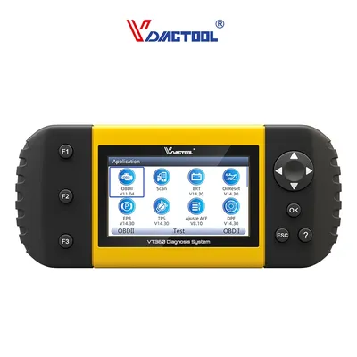 VDIAGTOOL VT360 Full System Diagnostic Tool 17 Reset Functions Automotive Scanner Action Test Car