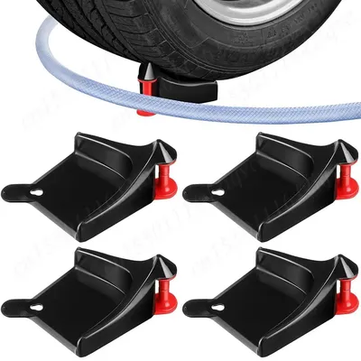 4Pcs Hose Slide Tire Wedge Car Wash Tube Hose Guide For Car Wash Detail Car Plastic Wash Tool To