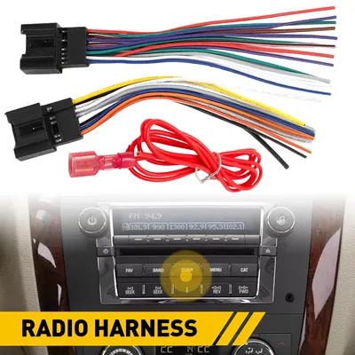 Car Stereo Radio Wiring Harness Cable Adapter Support JBL AMP for Chevrolet Silverado GMC Mazda