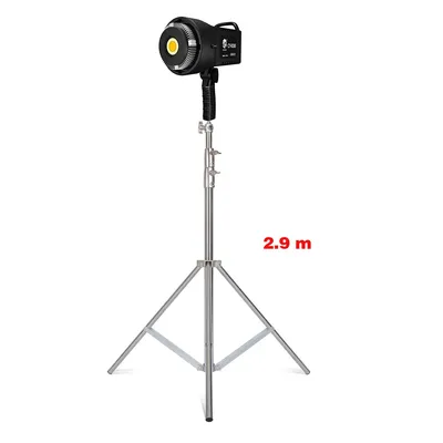 100W Stainless Steel Kit LED Video Light Daylight-Balanced Sun Lamp for Portrait Flash Studio