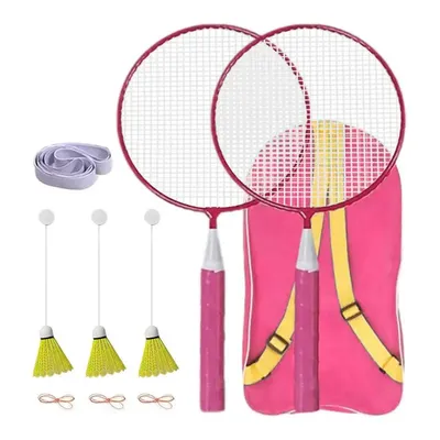 Elastic Badminton Trainer Set Badminton Trainer Rebound Ball With String For Self Practice