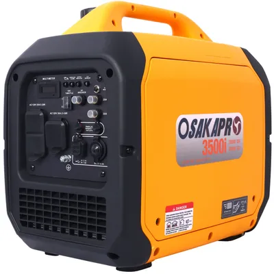 3500 Watt Portable Inverter Generator Gas Powered, EPA Compliant with CO SENSOR, Compact and