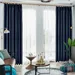 95% Navyout Patio Door Curtain Panel Drape for Traverse Rod and Track Partition Navy 120" W X 96" L