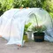 12x25 ft.Greenhouse Plastic Sheeting Film , 2.4mil Clear UV Resistant Replacement Cover, for