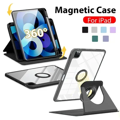 360° Rotation Case For iPad Pro 12.9 6th 11 4th 2022 10th Generation Funda For Ipad Air 5 4 3 7th