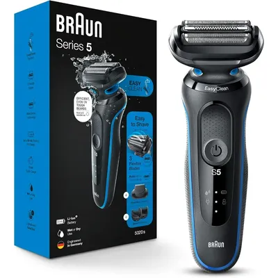 Series 5 5020 Electric Razor for Men Foil Shaver with Beard Trimmer, Rechargeable, Wet & Dry with