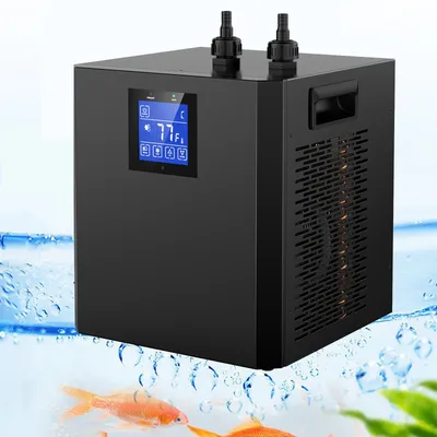 Aquarium Chiller, 1/10 HP 1/3 HP 1/2 HP Water Chiller for Hydroponics System Home Use Axolotl Fish