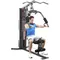 Dual Functioning Body Fitness Workout 150 Pound Stack Home Gym System with Adjustable Preacher