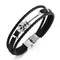 Fashion Trend Classic Unique Leather Guitar Bracelet Men Punk Sports Jewelry Casual Music