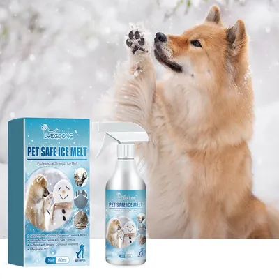 Yegbong 60ml Pet Cat And Dog Paw Snow Remover, Step Road Fast Safe Ice Melt, Suitable For Home, Car,