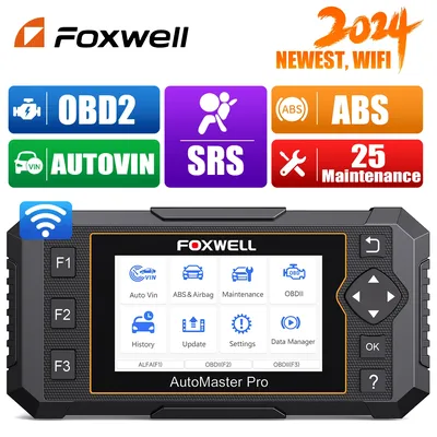 Foxwell NT650 Pro Bidirectional ABS SRS Car OBD2 Scanner Diagnostic EPB BRTReset Tool 26+ Reset