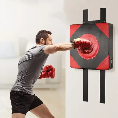 New Faux Leather Wall Punching Pad Boxing Punch Target Training Sandbag Sports Dummy Punching Bag