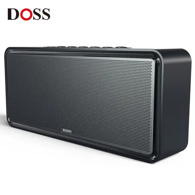 DOSS Home Wireless Bluetooth 5.0 Speaker Powerful 32W Stereo Bass Subwoofer Sound Box 10H Playtime