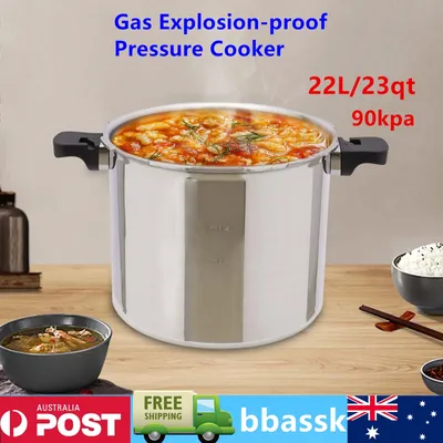 3 Quart Pressure Canner and Cooker10PSI Explosion Proof Safety Valve Extra-Large Size for Gas Stoves