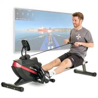 Home Rowing Machine - Foldable Rowing Machine, Home Gym Equipment - Magnetic Rowing Machine Max