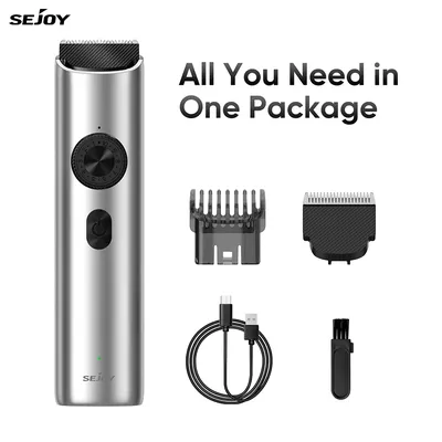 Sejoy Men's Hair Clippers Professional Trimmers USB Cordless Electric Beard Cutting Machine Trimmer