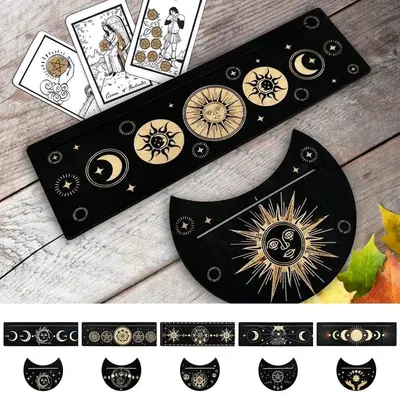 Tarot Game Board Display Rack For Tarot Deck Display Wood Stand Tarot Reading Accessories Divination