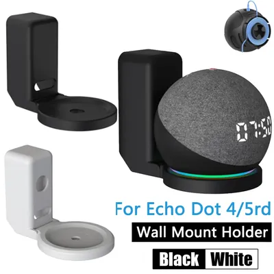 for Echo Dot Wall Mount Holder For Amazon Alexa Echo Dot 4 5 3rd Gen Speaker Bracket Space Saving