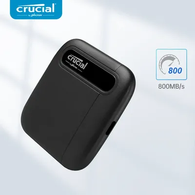 Crucial NVMe External SSD 1TB 2TB Hard Drive 800MB/s 8Gbs Type C to Type C Portable Hd Solid State