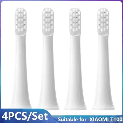 4Pcs Replacement Toothbrush Heads for XIAOMI T100 Sonic Electric Toothbrush Vacuum Soft DuPont