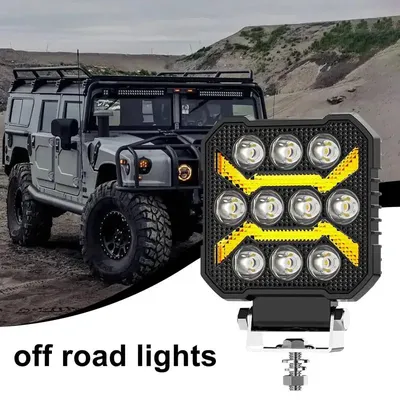 Construction Vehicle Lights Powerful 1700LM Tractor Lights 17W Multipurpose Driving Lights Auto Work