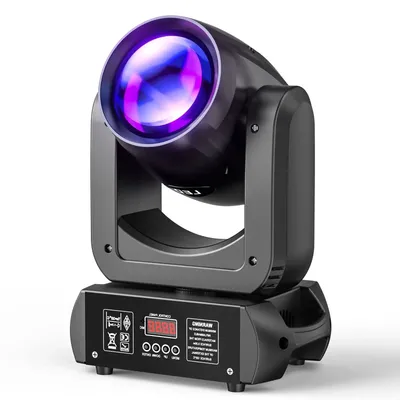 Yiflamefly 150W Beam Moving Head Light 18 Prisms Stage Light DMX512 DJ Lights For DJ Concert Party