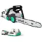 Battery Chainsaw 12", 40V Cordless Chainsaw, Chain Saw for Trees, with 2.0Ah Battery and Charger