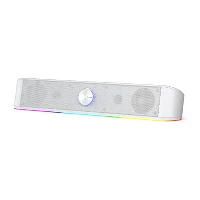 Redragon GS560 RGB Desktop Soundbar, 2.0 Channel Computer Speaker with Dynamic RGB Audio