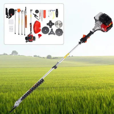 Trimmer Brush Cutter 52cc 2 Stroke Grass Wacker Weed Eater Lawn Mower Gas Power