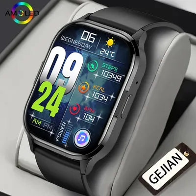 2024 New 2.01-inch Men's and Women's Bluetooth Call Couple Smart Watch Android Compatible Apple