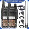 2PCS Walkie Talkies Waterproof Baofeng UV-9R PLUS 10W Portable CB Ham Radio Transceiver VHF UHF 2
