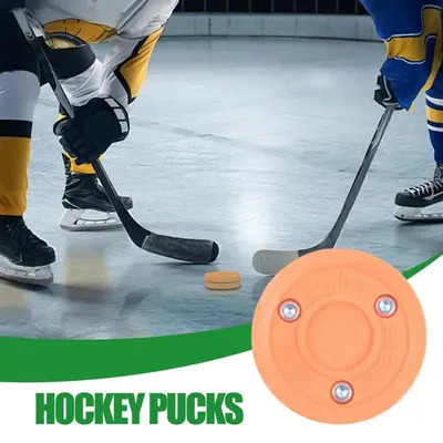 Foam Hockey Puck Elastic Roller Hockey Pucks Outdoor Street Pucks Impact Absorbent For Indoor Smooth