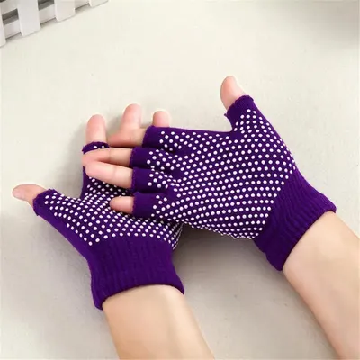 Fitness Gloves Woman Half Finger Girl Short Fingerless Gloves Enhanced Palm Protection Fingerless