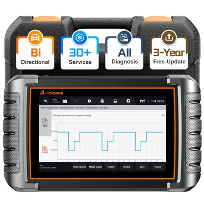 Foxwell NT809 OBD2 Automotive Scanner Professional All System IMMO A/F 30 Reset Bi-directional OBD