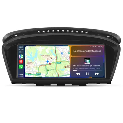 Junsun V1 AI Voice Wireless CarPlay Android Auto Radio forBMW 3/5 Series E60 E90 2005-2018 4G Car