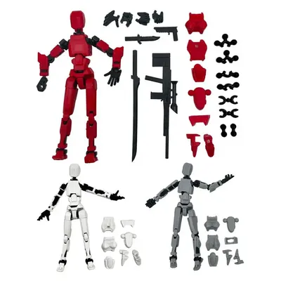 Multi Joint Movable Doll DIY Assembly Multi-Articular Action Figures Body Activity Robot Desktop