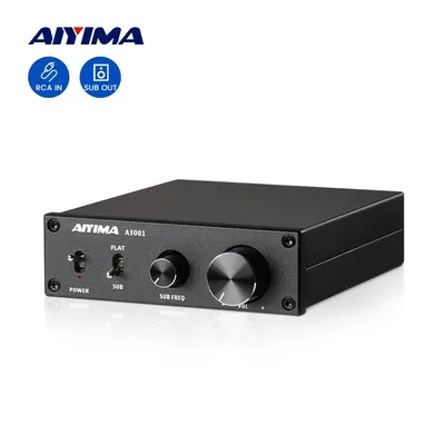 AIYIMA Audio A3001 TPA3255 300W Subwoofer Amplifier HIFI Mono Power Class D Digital AMP for Passive