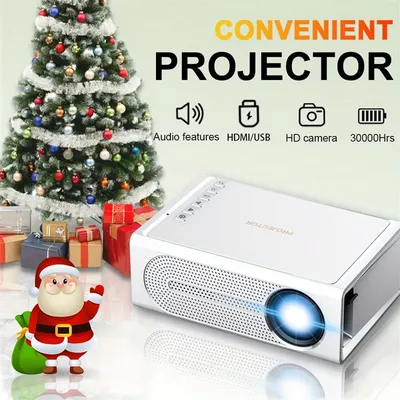 YG300 Pro Pocket-sized HD Projector 320*240P Wireless Home Theater Outdoor Children Christmas Gifts